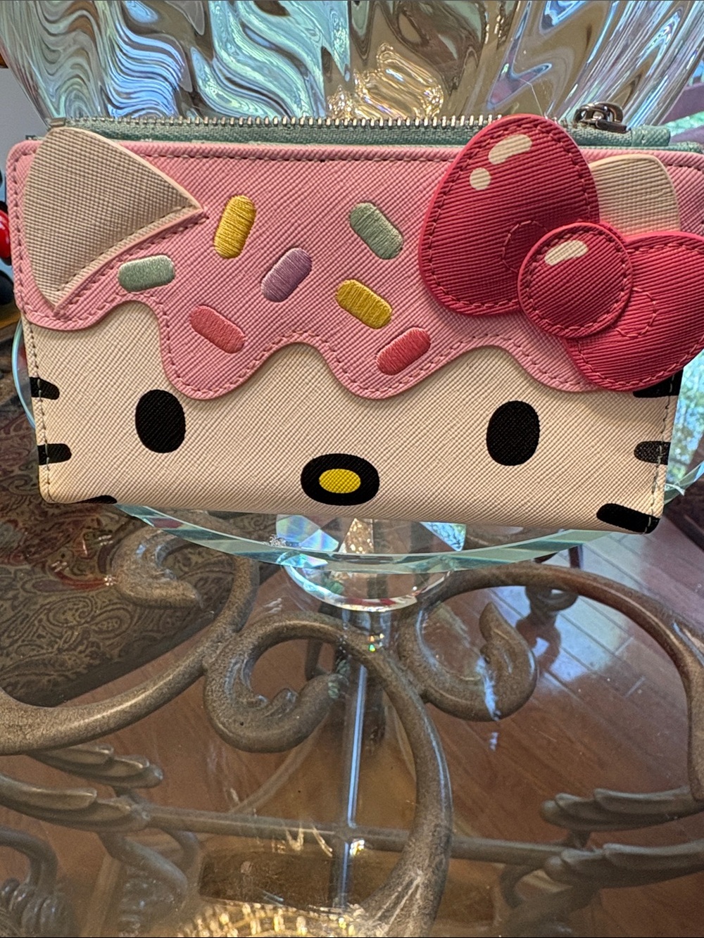 Loungefly Sanrio Hello Kitty Cupcake Faux Leather Flap Wallet
